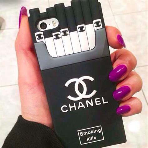 designer phone cases chanel|iphone case Chanel smoking kills.